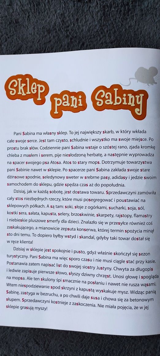 Logopedyczne ćwiczenia Wypadek Świerszcza