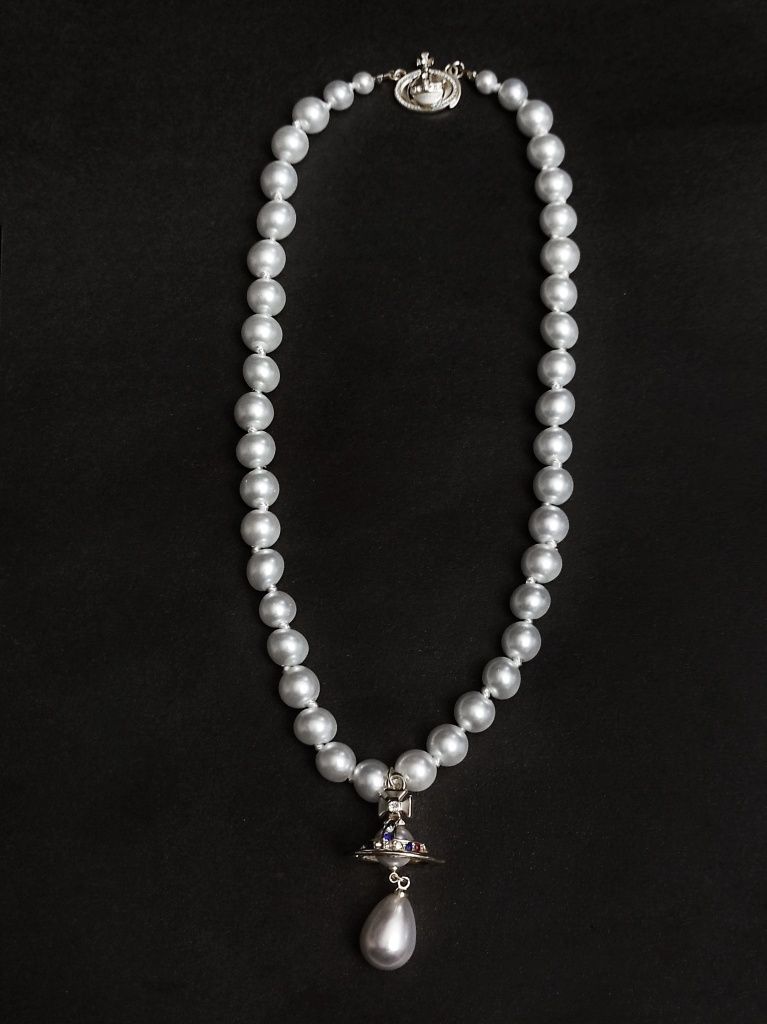 Люкс ожерелье Вивьен Вествуд Vivienne Westwood колье бусы планета