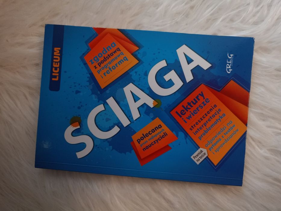 Ściąga - lektury i wiersze