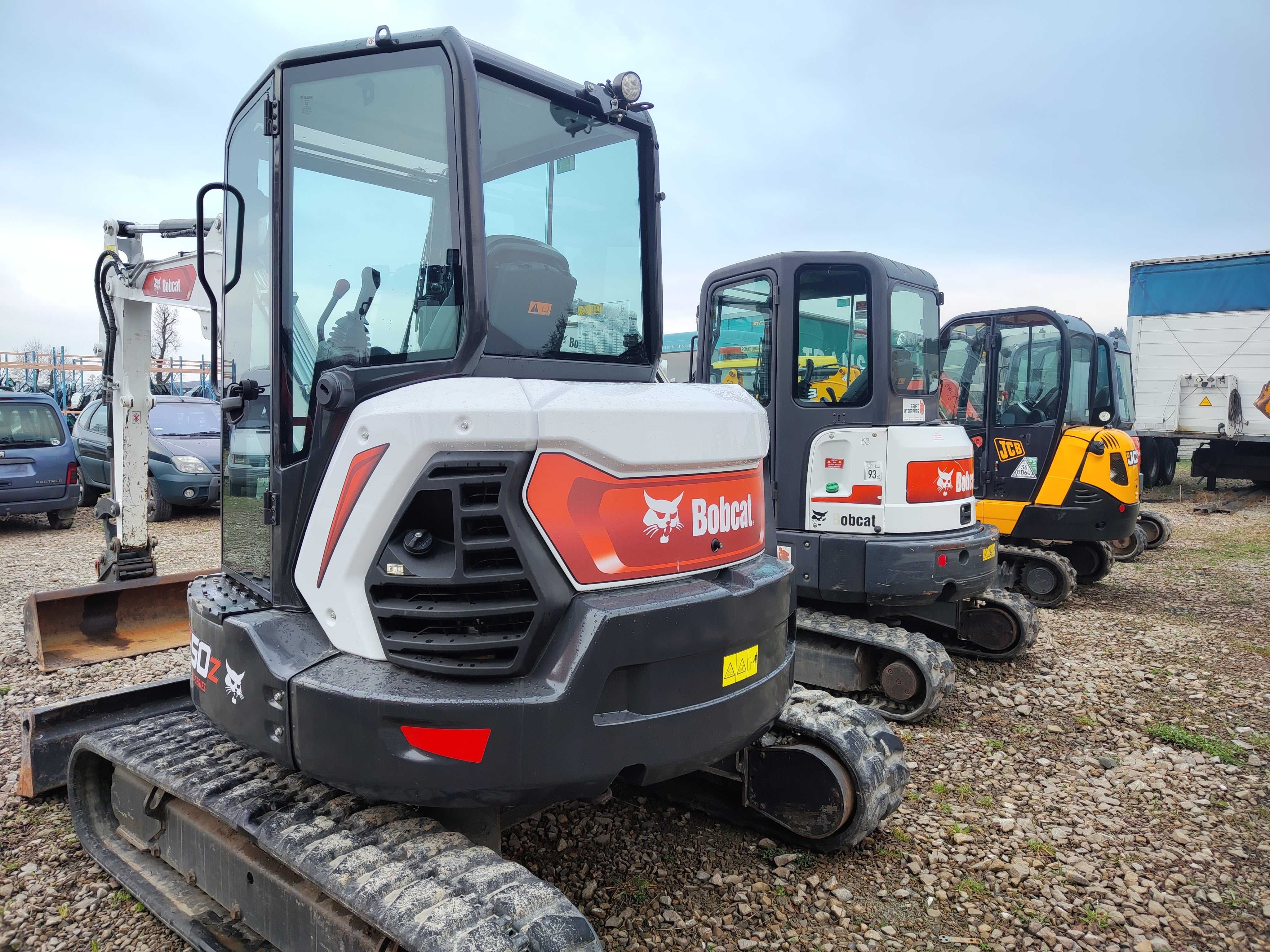 Minikoparka gąsienicowa Bobcat E50z 2022r 1700mtg Jak Nowa Kubota CAT