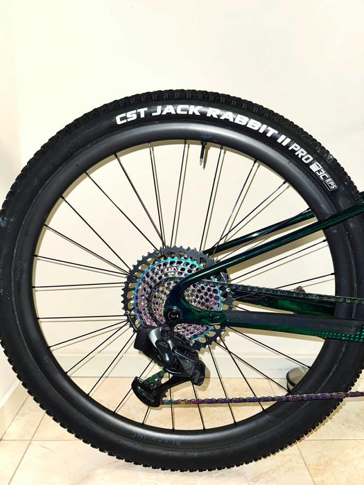 Rower MTB Factor Lando XC Crystal Green L AXS XX1 12s Quarq DT Swiss