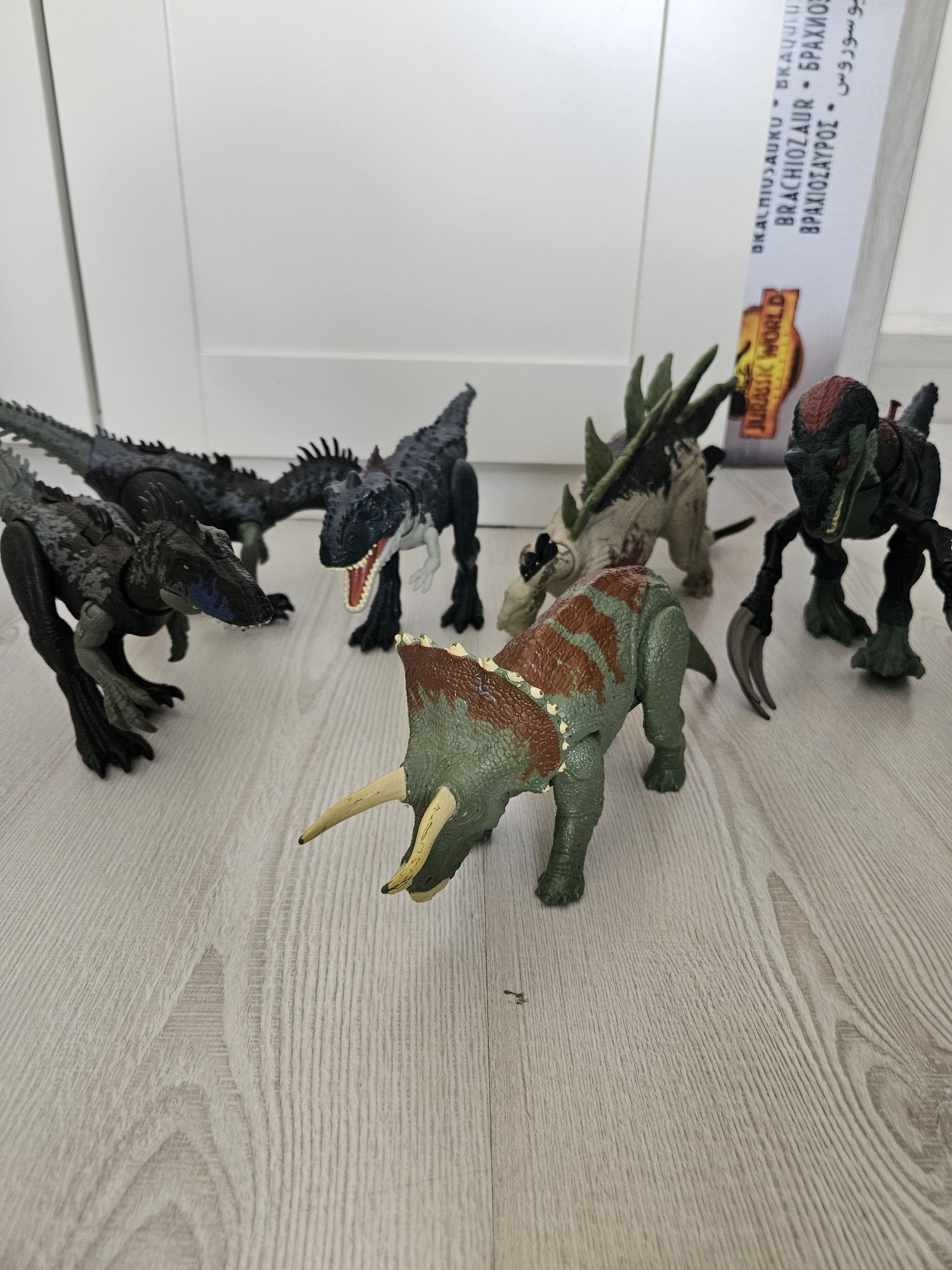 Dinozaury Mattel jurassic world zestaw