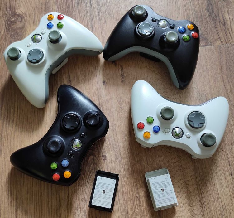 Bezprzewodowy Pad/Gamepad/kontroler do Konsoli XBOX 360 Czarny/biały