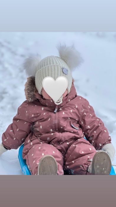 Зимовий комбінезон для дівчинки