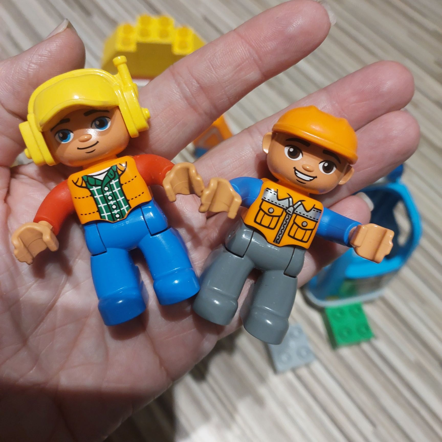 Duży zestaw budowlany (koparka i wywrotka) lego duplo