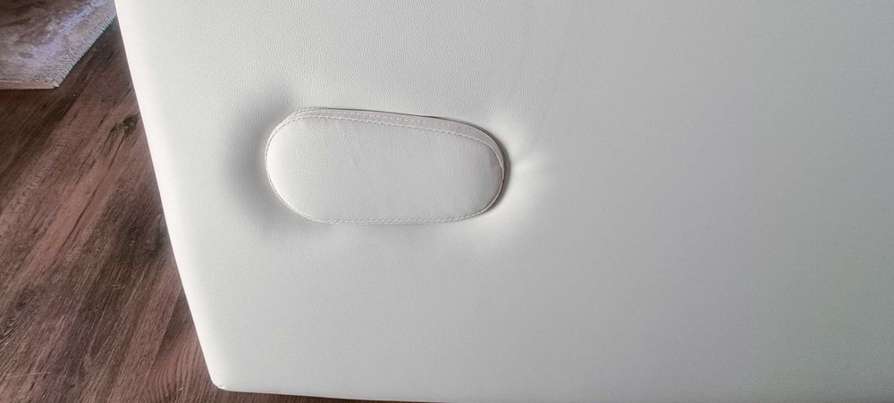 Lekki Stół do masażu aluminiowy kolor biały