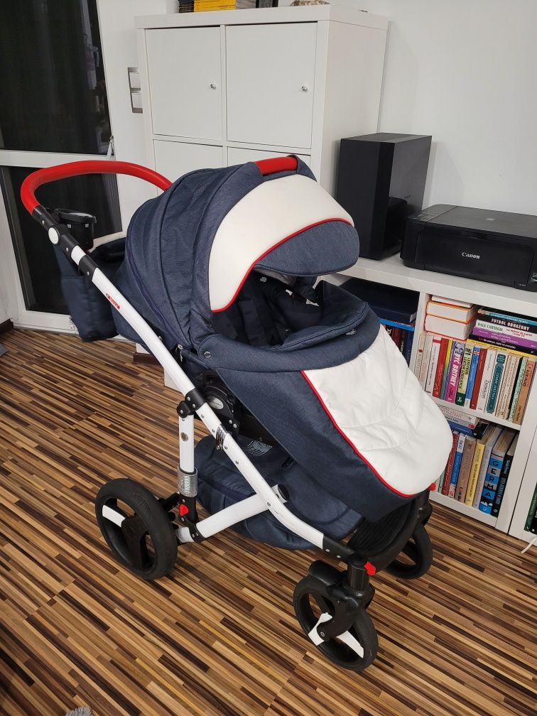 Wózek adamex vicco 2 w 1 plus adaptery i nosidło Maxi cosi plus dodatk