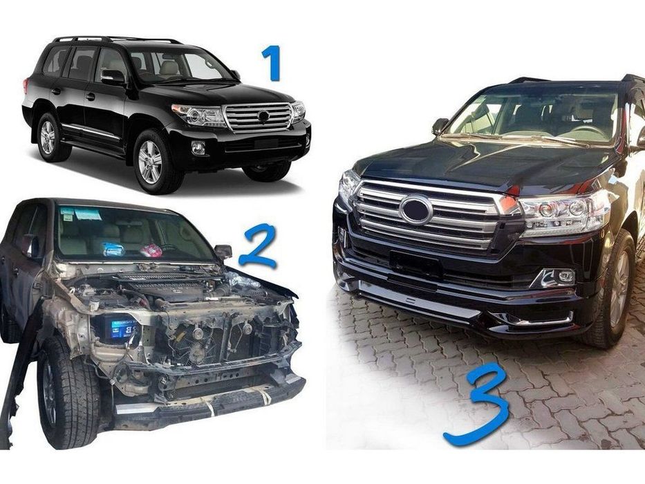 Toyota LandCruiser 200 Комплект рестайлинга (обвес) Comfort