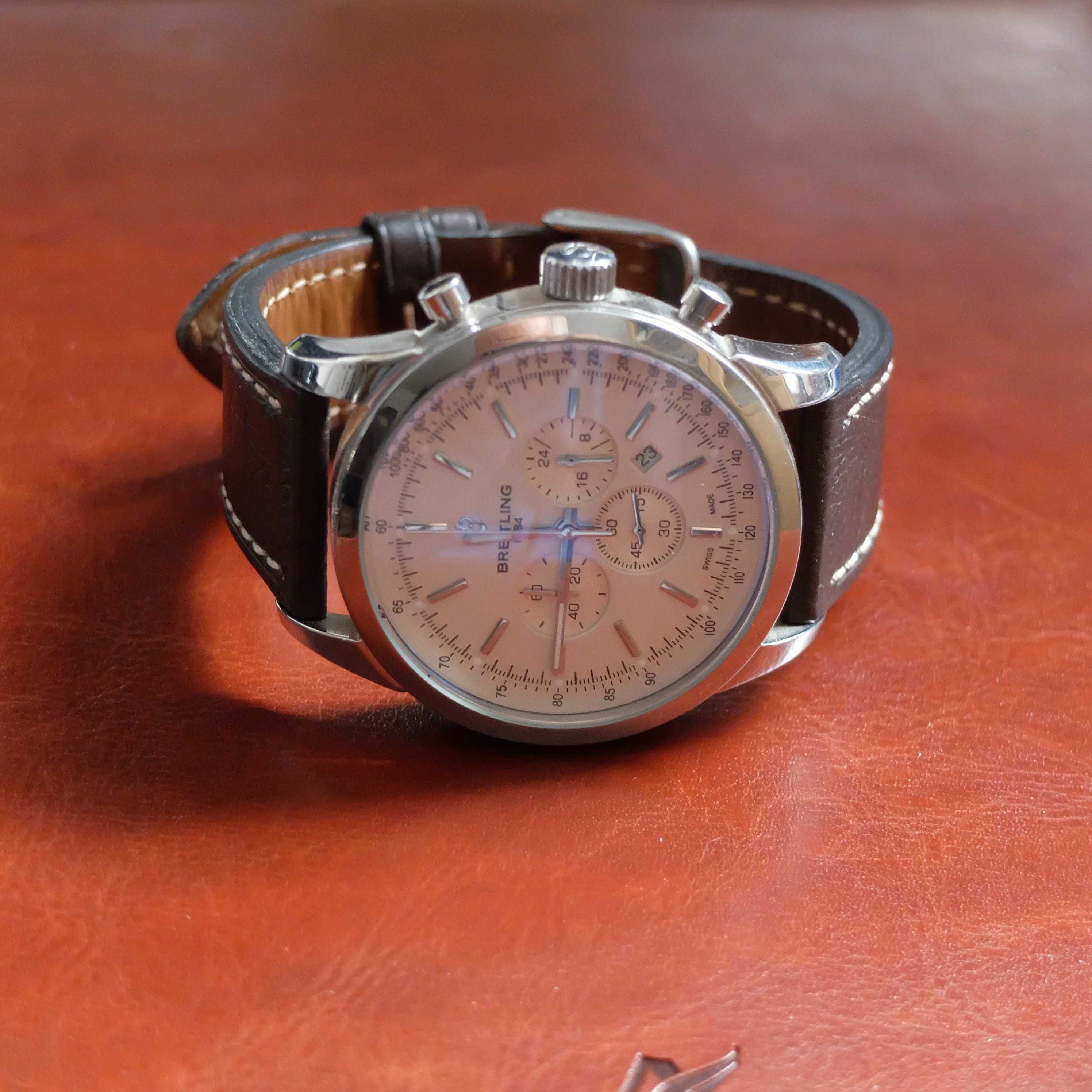 Zegarek kwarcowy męski chronograf