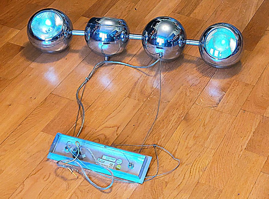 Żylandor 4 kule ITALUX. Żarówki PAR 35