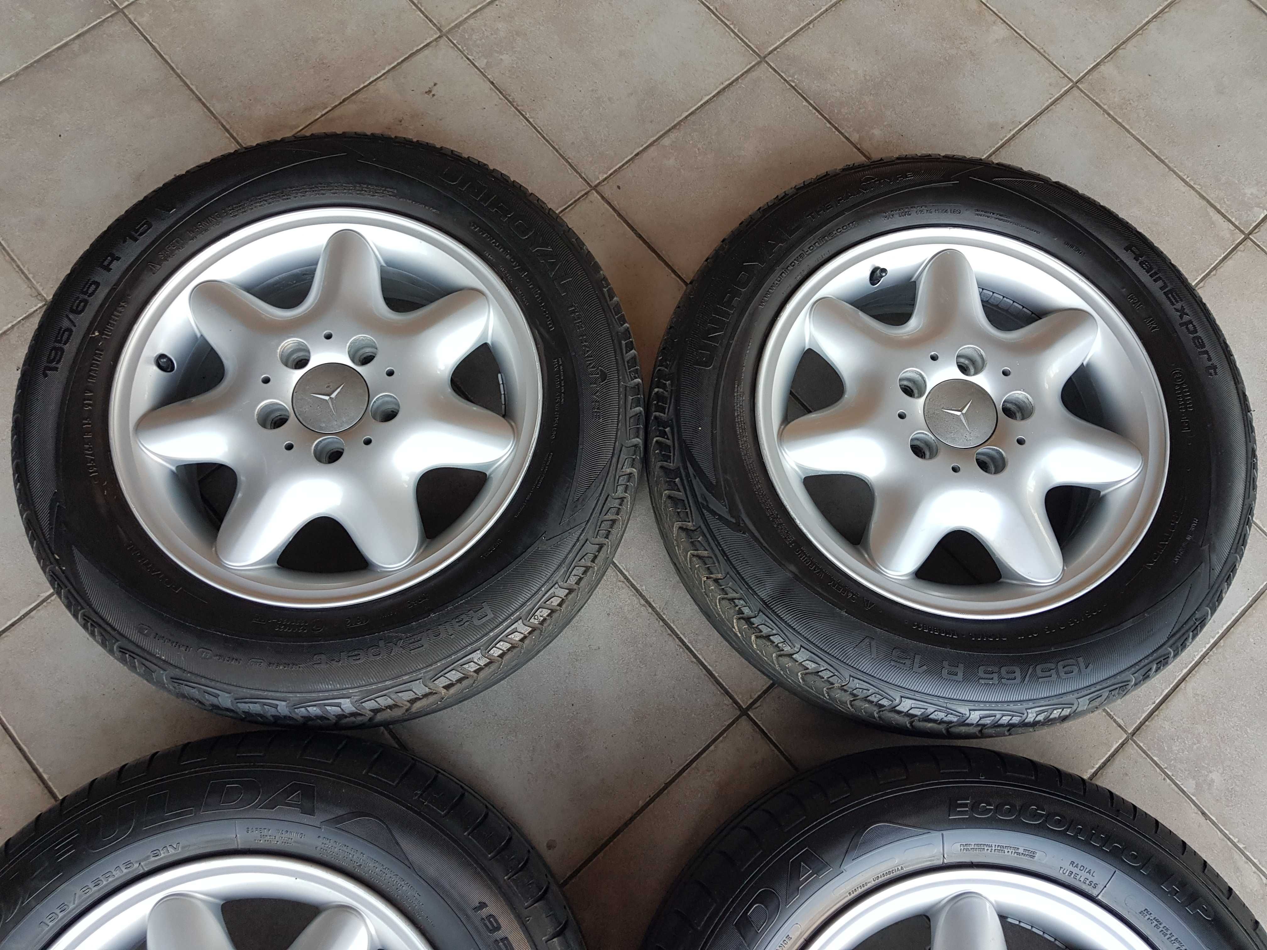 Koła Mercedes C klasa W203 E W210 6x15 et31 5x112 opony 195/65/15