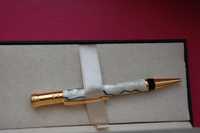 Ручка Parker Duofold Pearl and Black Ballpoint Pen, Gold Trim, Vintag