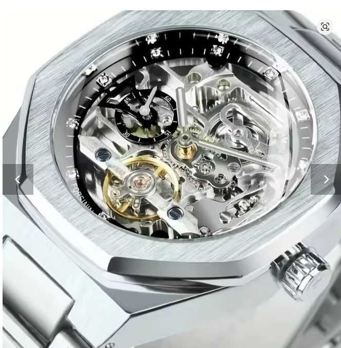 Zegarek Forsining SZKIELETOWY Mechaniczny-Automatyczny Tourbillon