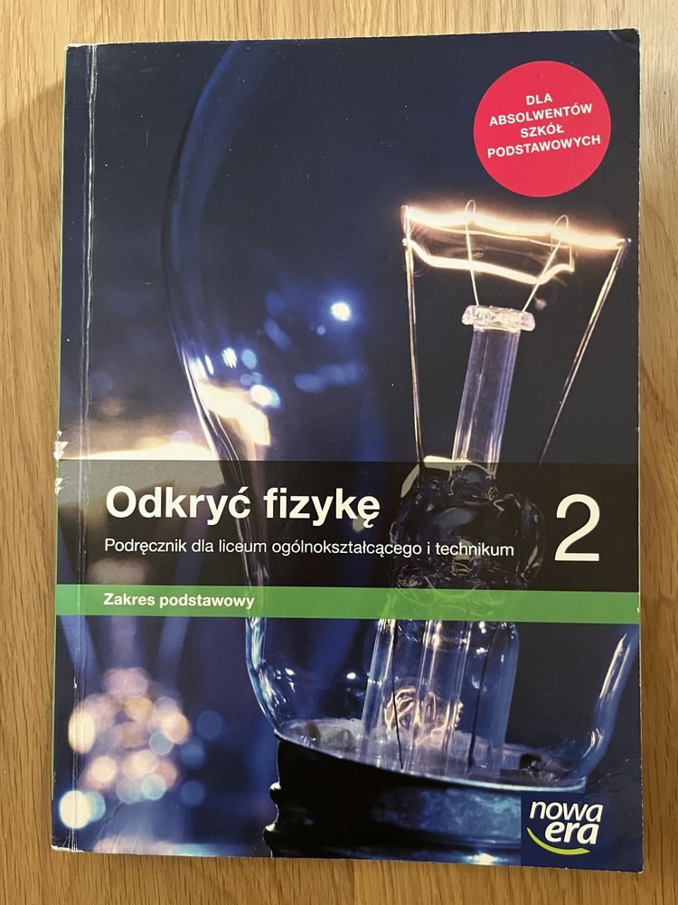 Podręcznik Odkryć fizykę 2 Nowa Era zakres podstawowy