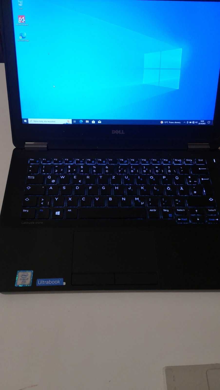 Laptop Dell E7270 i7 6gen Ram 16gb NVme 250gb