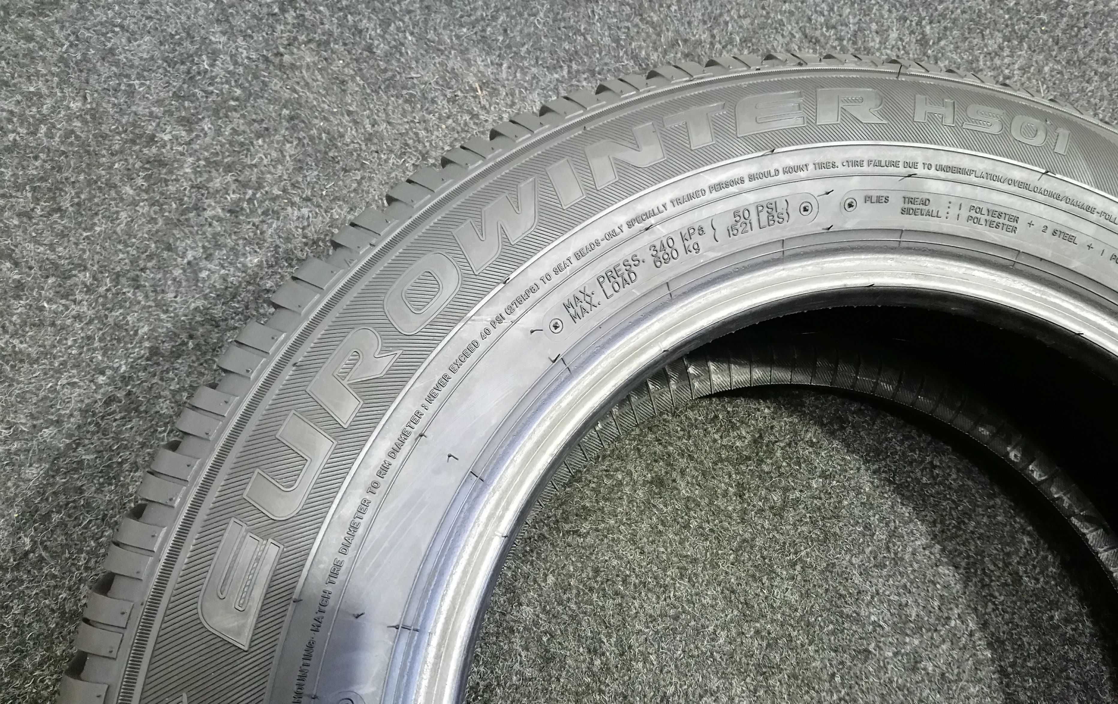 195/65R15 Falken EuroWinter HS01 95T XL // 7,8 mm jak NOWA