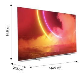 OLED Philips 65OLED805 4K Android 120hz ambilight x3 smart wi-fi