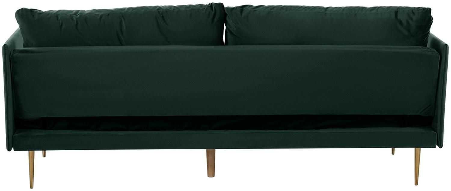 Sofa, kanapa rozkładana z aksamitu Lauren, 206 cm