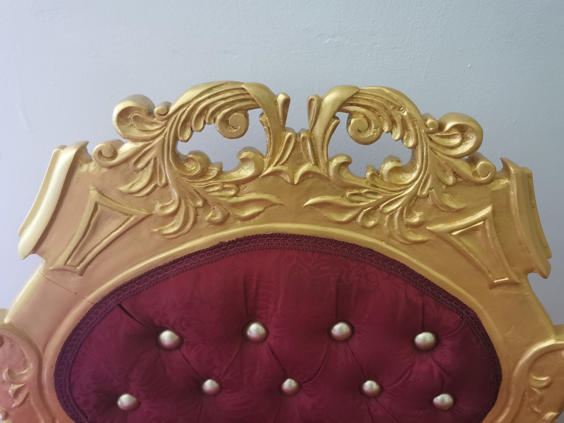 Zestaw/komplet pałacowy sofa, foteleLudwik