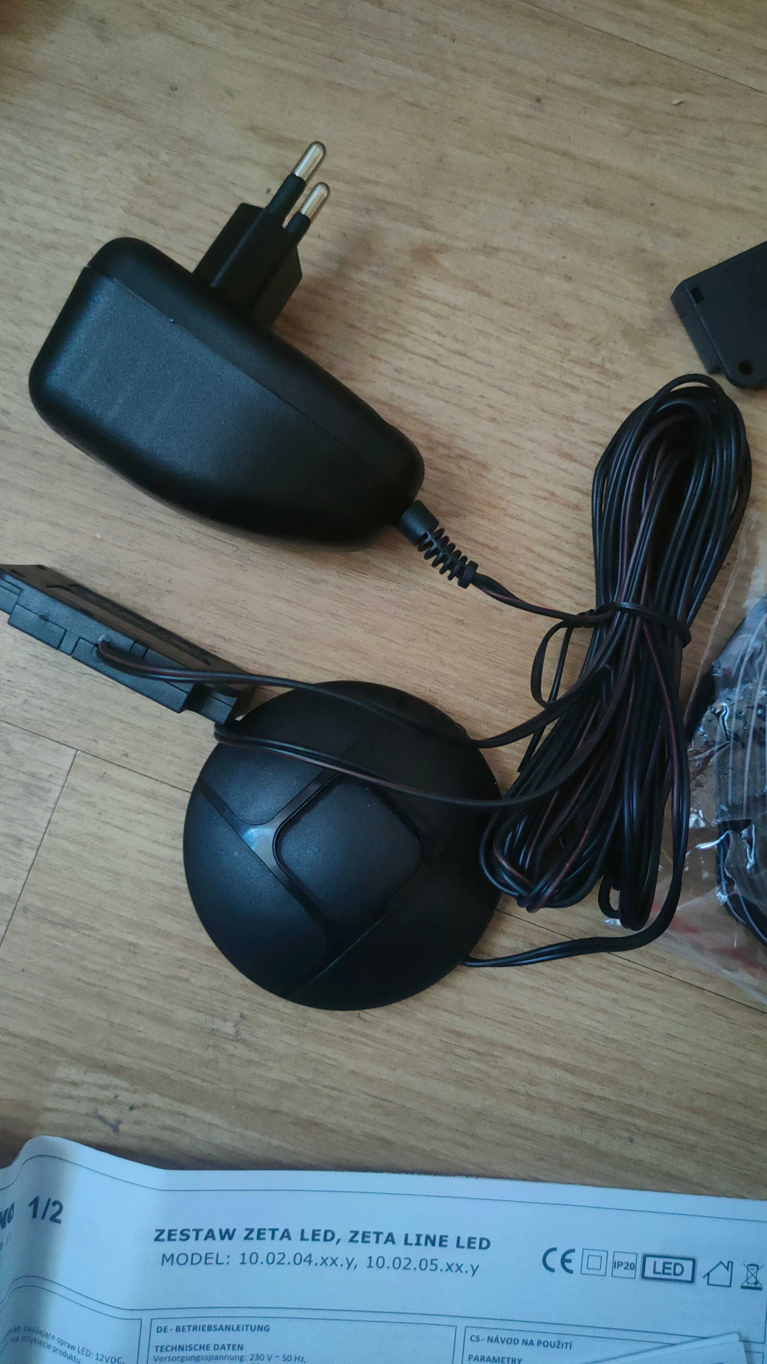 Zestaw klips led z zasilaczem sieciowym 2 sztuki