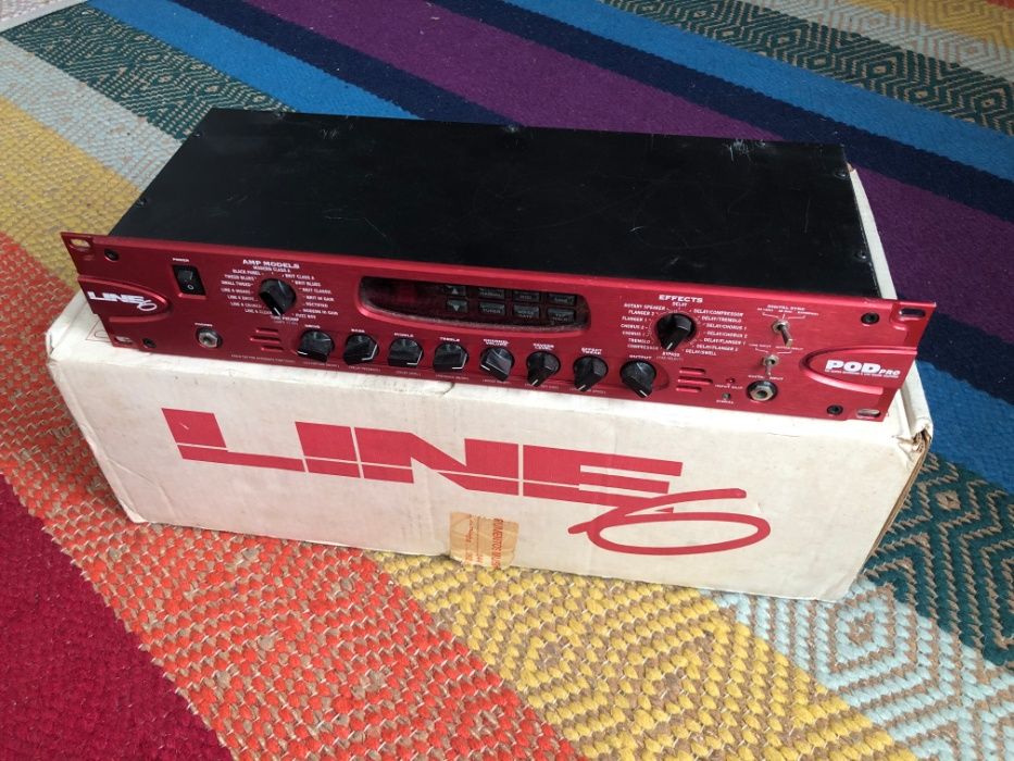 Line 6 Pod Pro RACK Efeitos e Simulação de Amplificadores