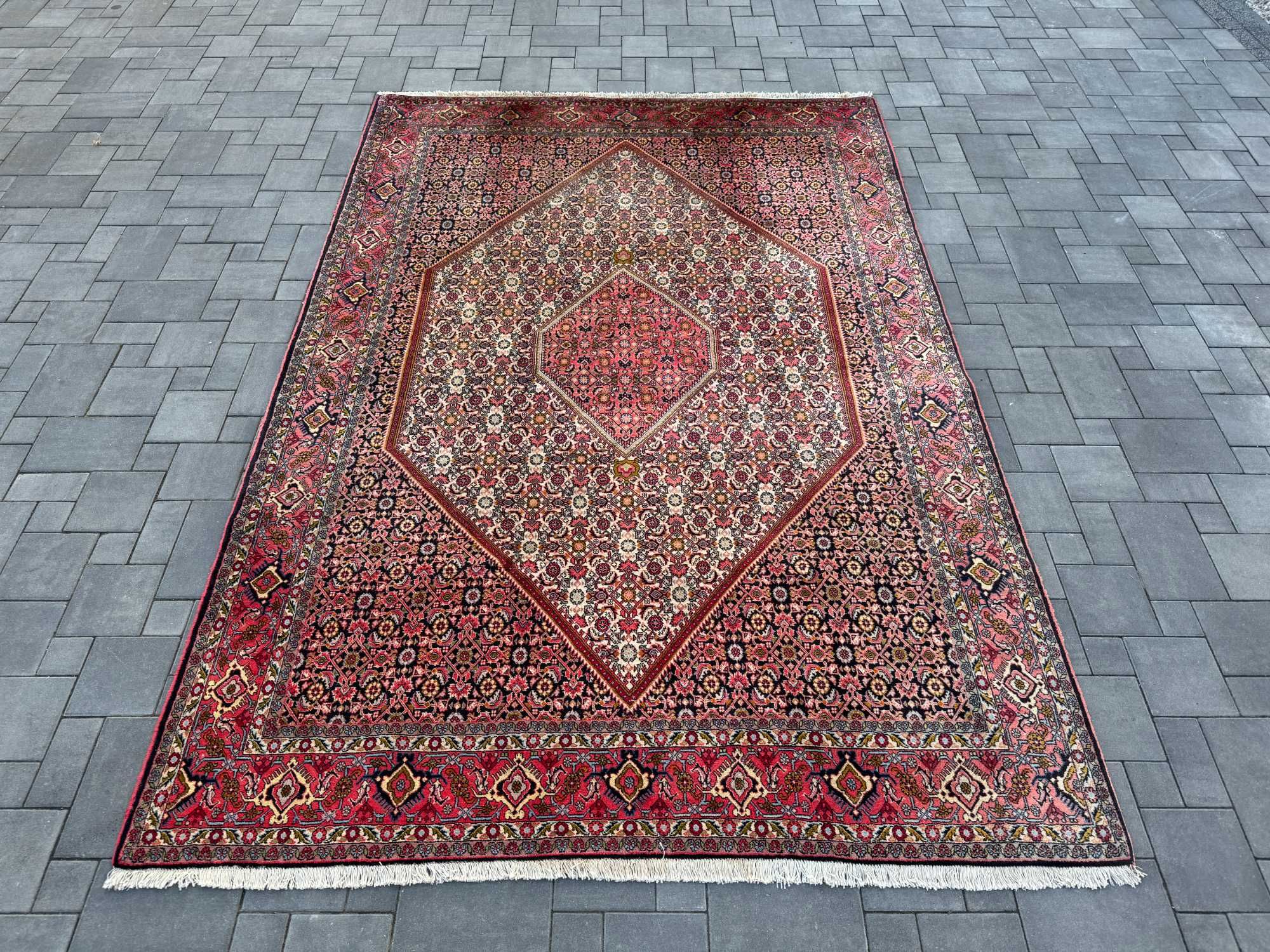 Bidjar Takab Perski Dywan Ręcznie Tkany Wełniany 305x203