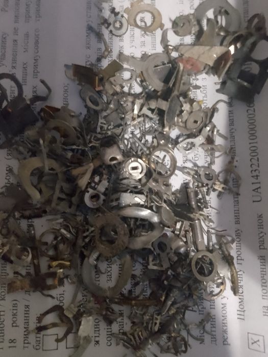 Совецкая посеребренка с выводов 500грамм