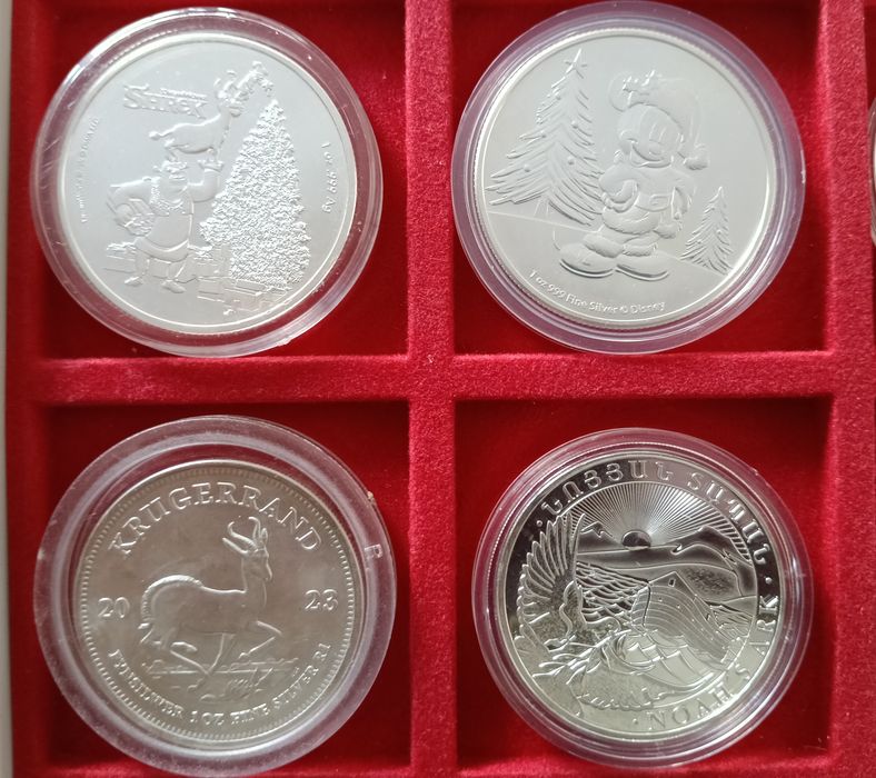 15 Moedas Onças em Prata