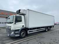 DAF CF 370 EURO 6 CHŁODNIA MROŹNIA + WINDA + DRZWI  nr.311 1. Wł SALON PL Carrier Supra 850 22 Palety 12/2018 Radary