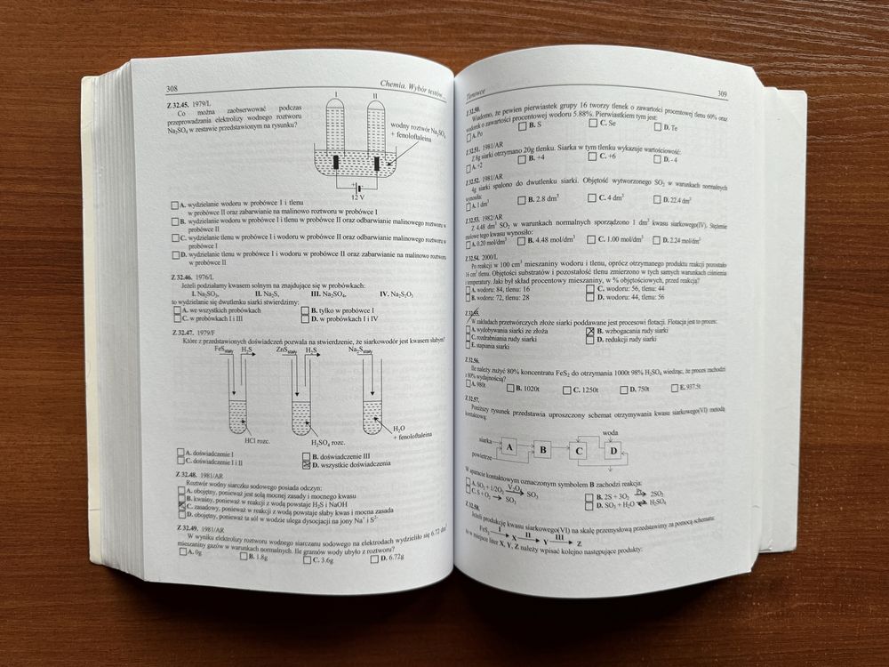 Chemia wybór testów dla maturzystów