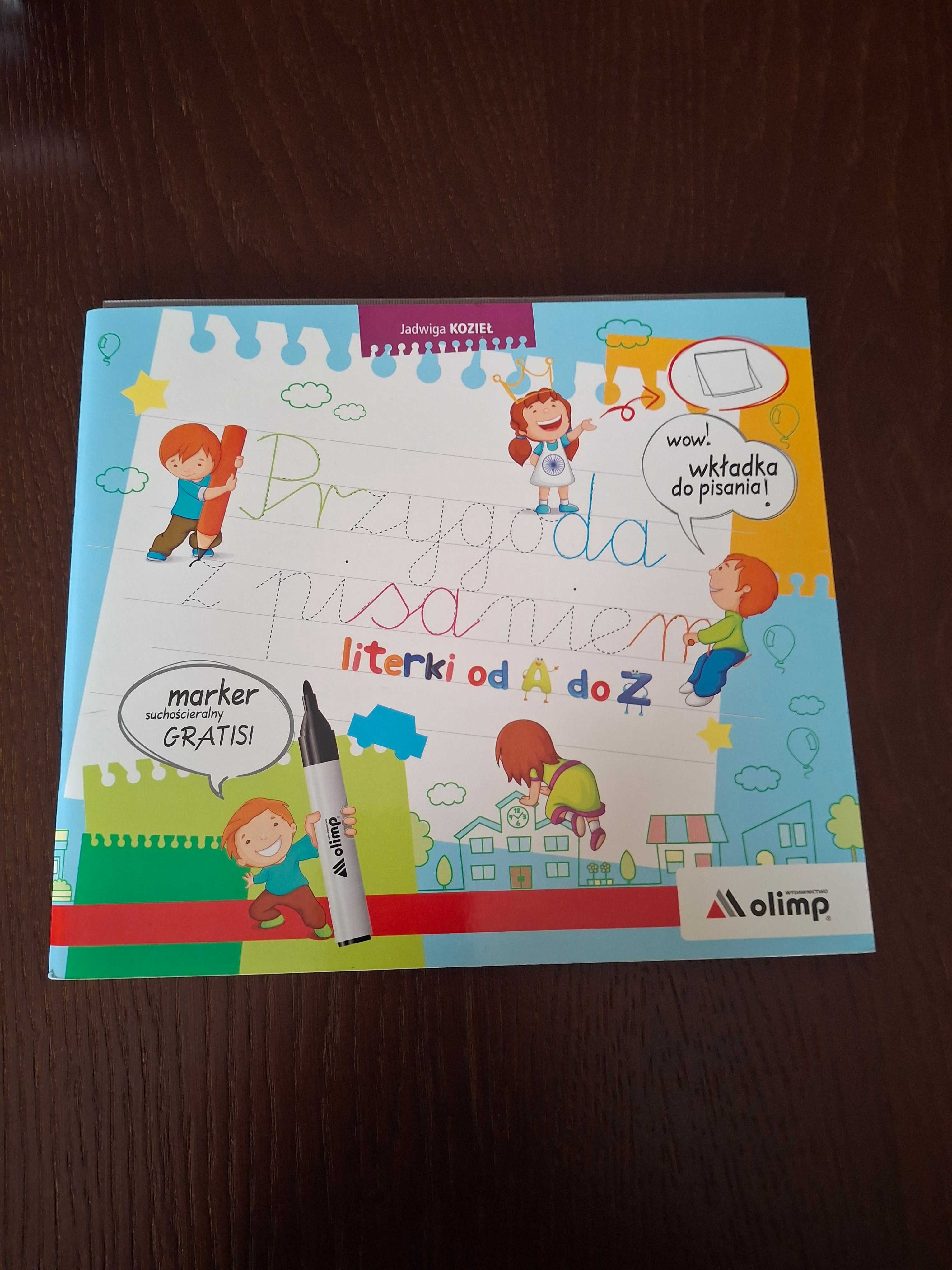 książka edukacyjna "Przygoda z pisaniem".