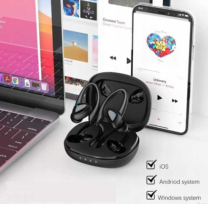 Słuchawki bezprzewodowe A20 TWS BT5.0 z redukcją szumów i LED ttst1317