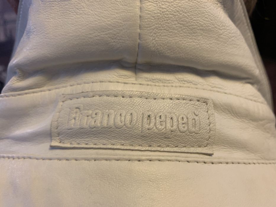 Мужской Кожаный пиджак куртка Franco Pepeti ,Испания 52-54 р.