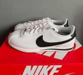 Nike Cortez biało czarne white/black - r. 40