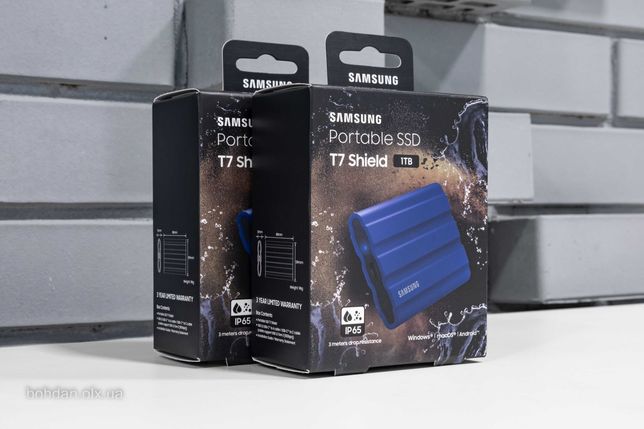 Samsung Portable SSD T7 Shield 1TB Blue (MU-PE1T0R)