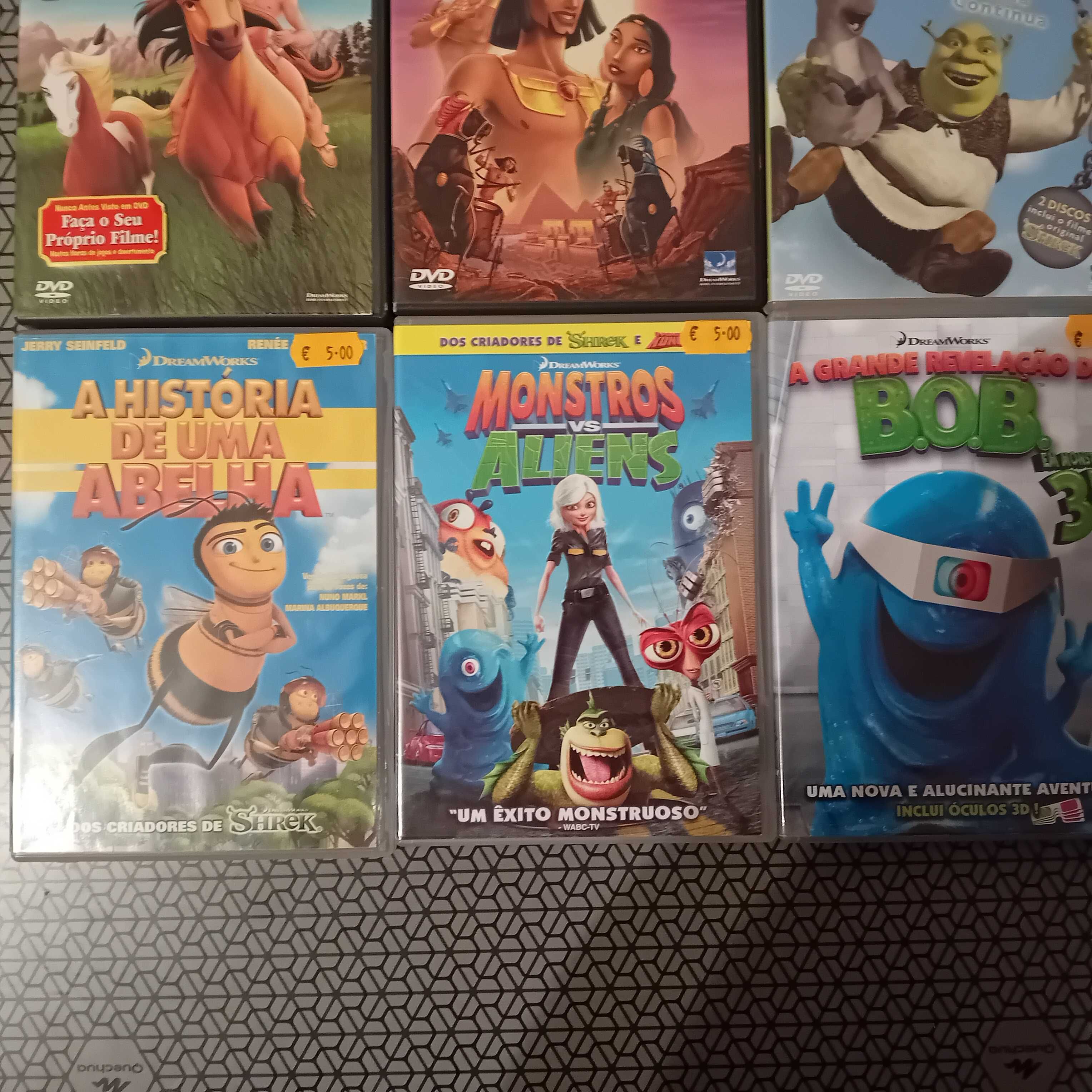 Filmes de Animação da DreamWorks e Disney-Pixar IV.
