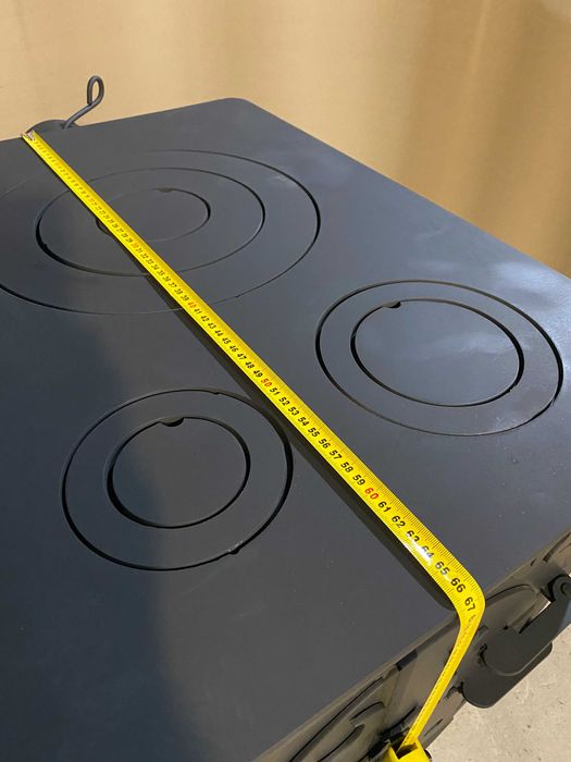 Булер'ян, піч буржуйка с конвекцією "Різдвяна" + вторинне допалювання