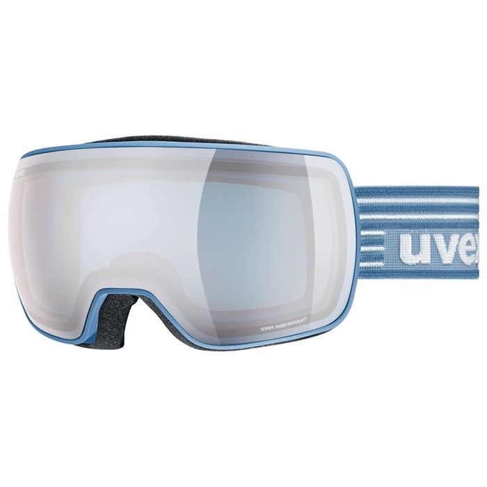 Gogle UVEX Compact FM Lagune Mat Silver Mirror S2 Lustrzanki OKAZJA