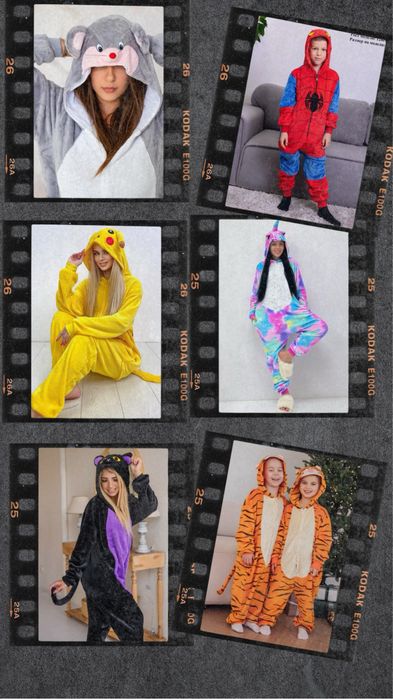 Кигуруми комбинезон, пижама кегуруми, костюм кенгуруми стич пикачу