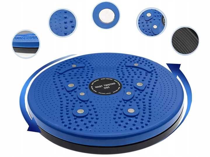 TWISTER DYSK DO ĆWICZEŃ OBROTOWY Masażer Stóp Magnesy Fitness 27x4 cm
