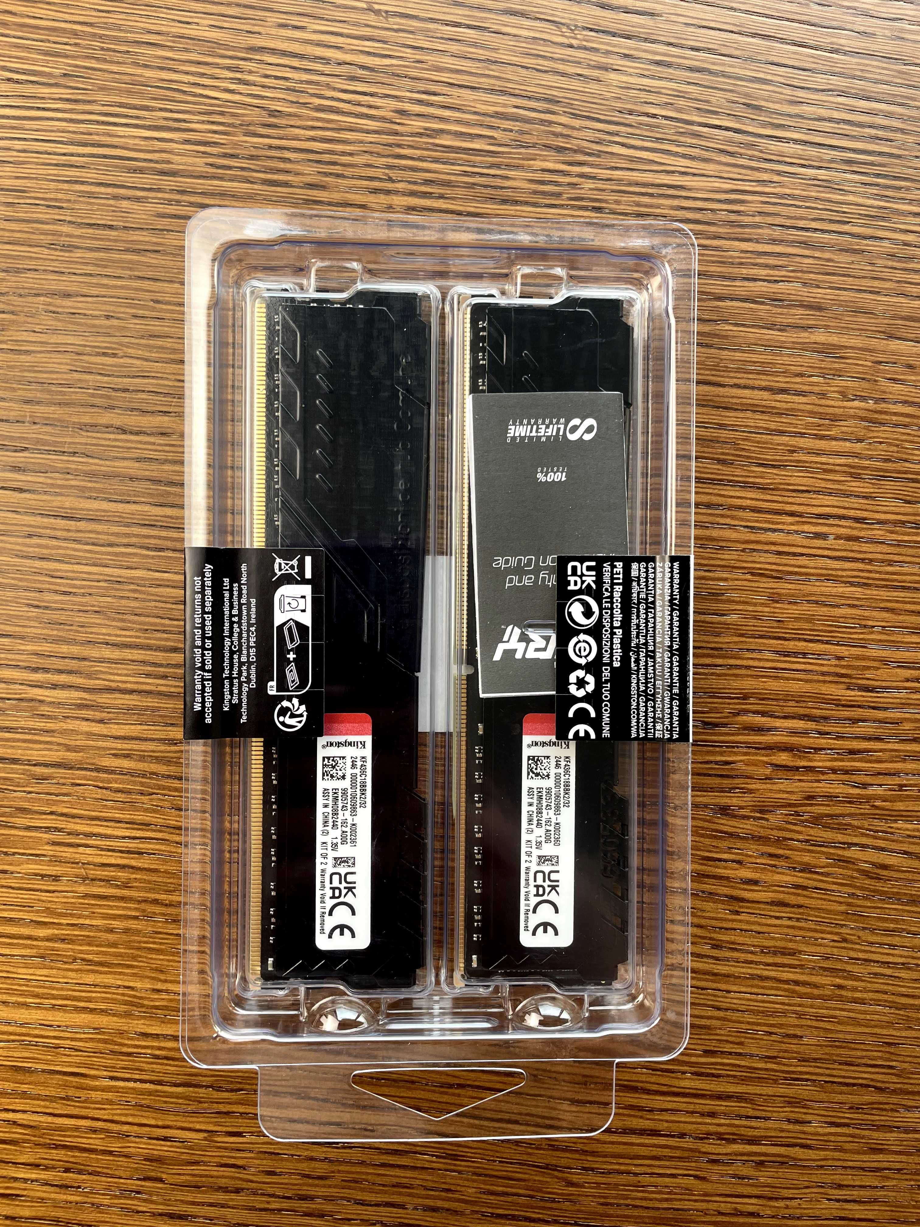 Pamięć RAM Kingston 32GB 2X16 DDR4 3600/CL18