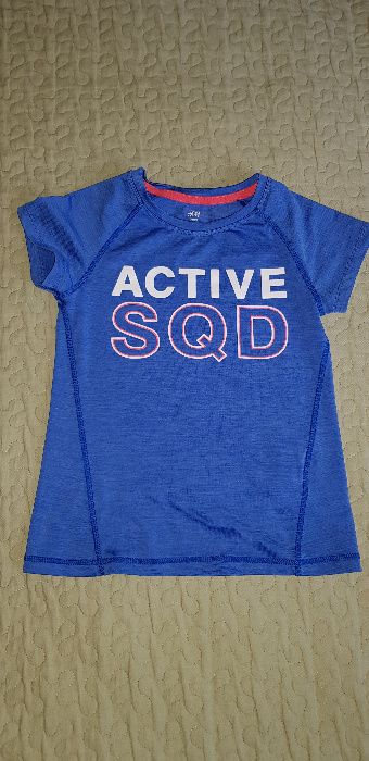 Top treningowy koszulka T-shirt Sport H&M Roz.122-128