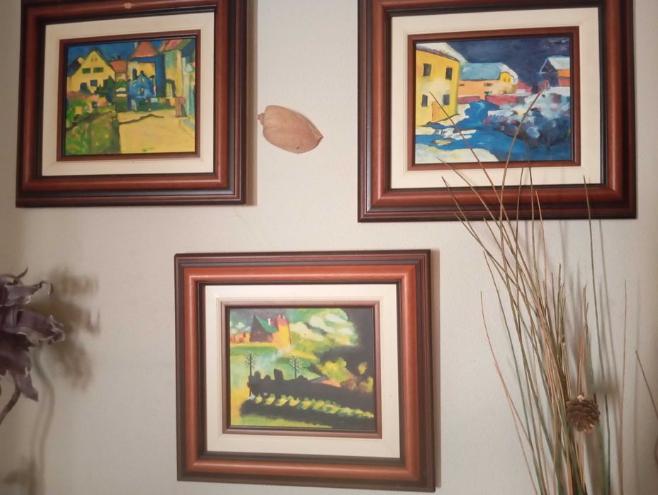 Telas pintadas a óleo