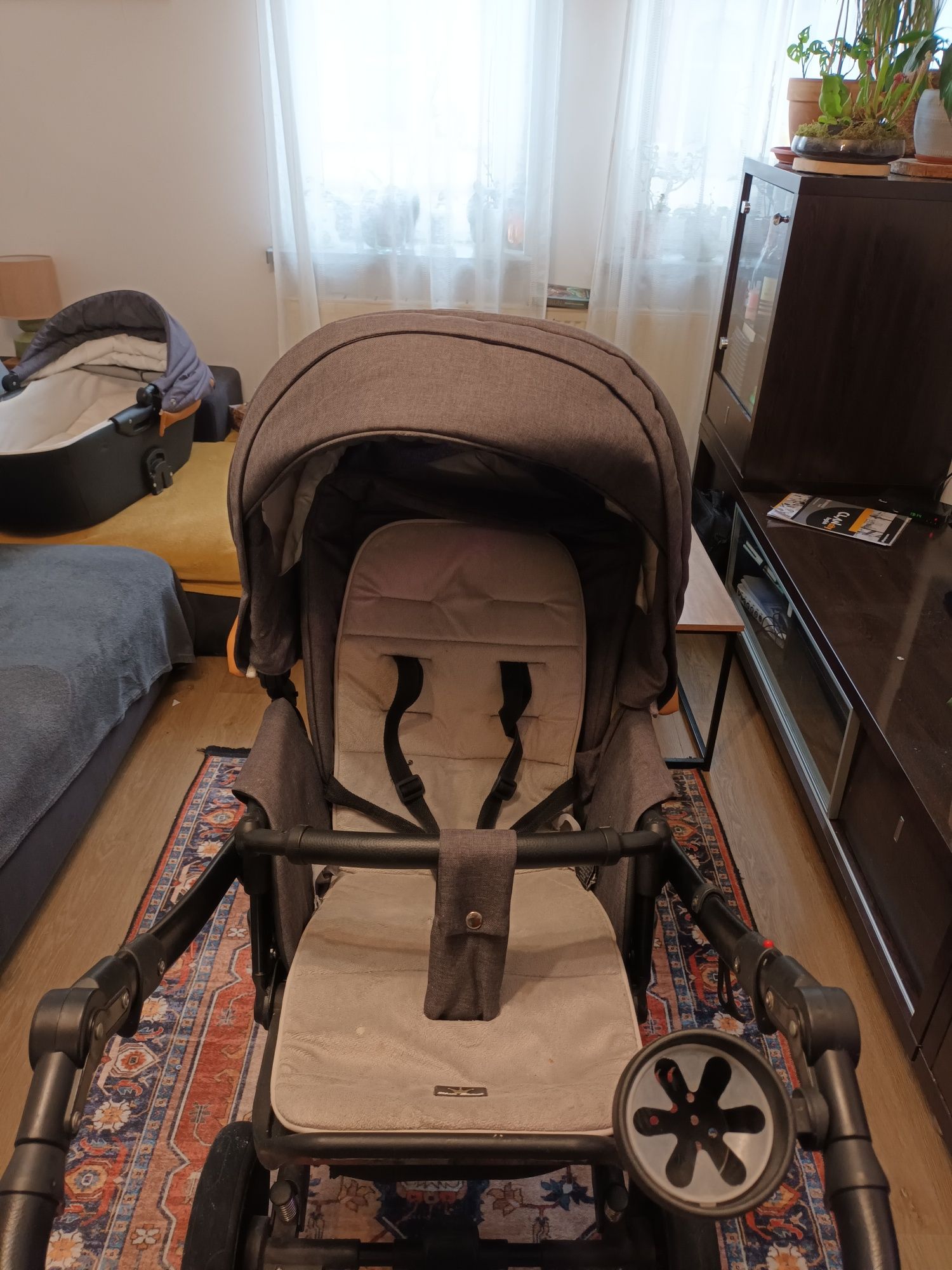 Wózek 2w1 Expander Enduro Karmel Głęboko Spacerowy