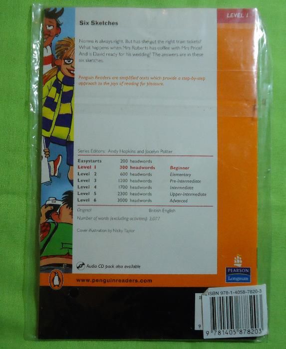 Audio CD Pack " Penguin Readers " Six Sketches Leslie Dunkling