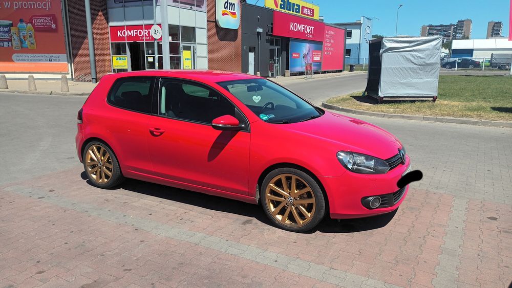 Zamiana•Golf 6•Śliczny•GrzaneFotele•KlimaSchowek•Alkantra•Alus 18"•itd