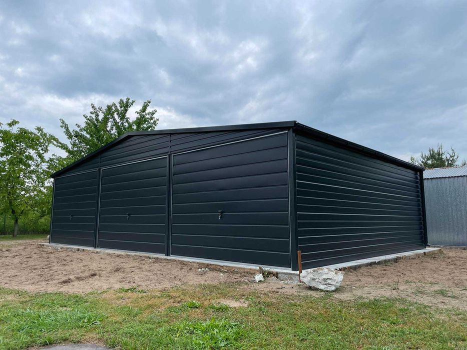 Garaż blaszany 9x6. WZMOCNIONY PROFILAMI. PRODUCENT. Cała Polska
