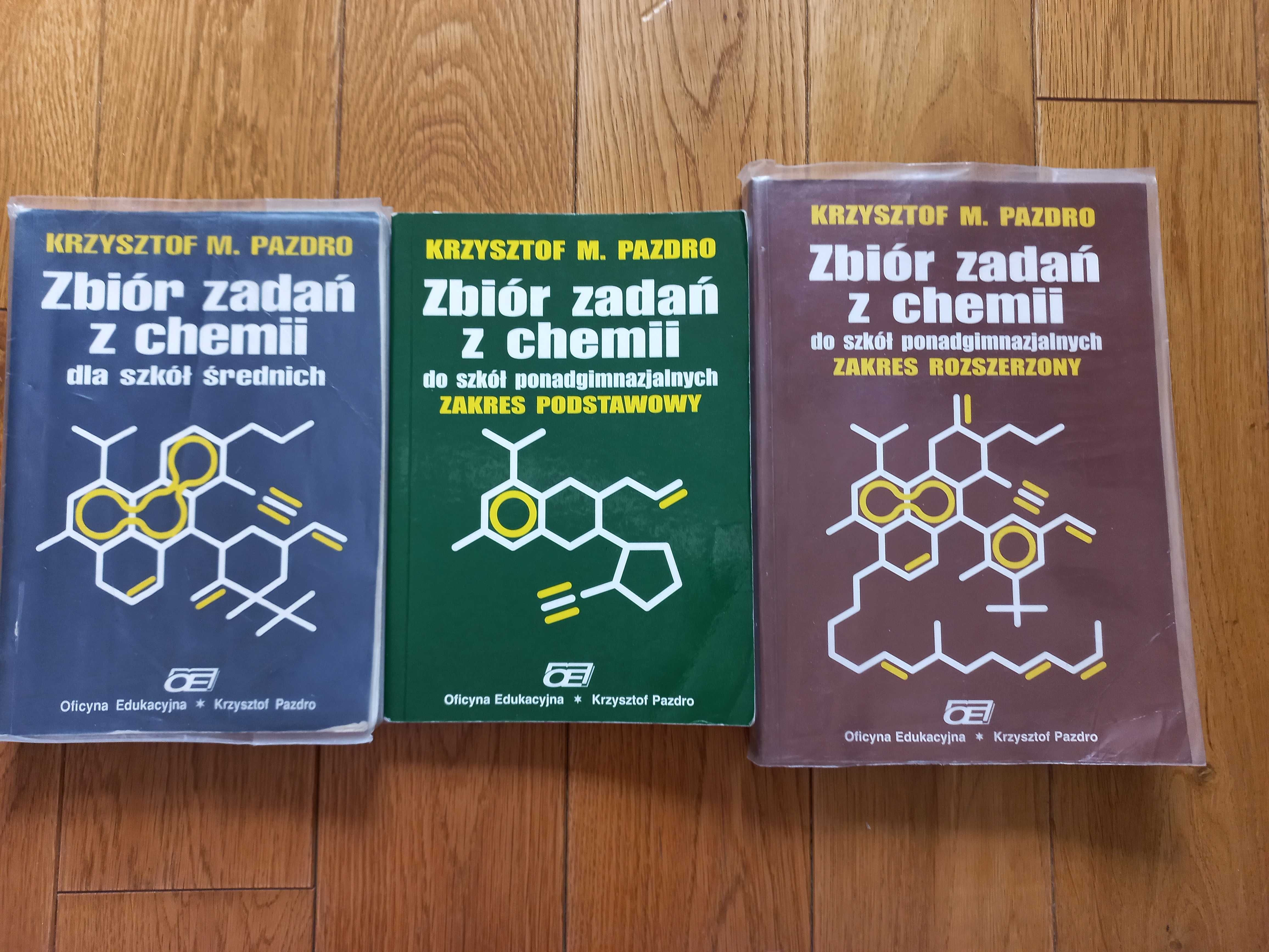 Zbiór zadań z chemii wydawnictwo Pazdro zakres podstawowy