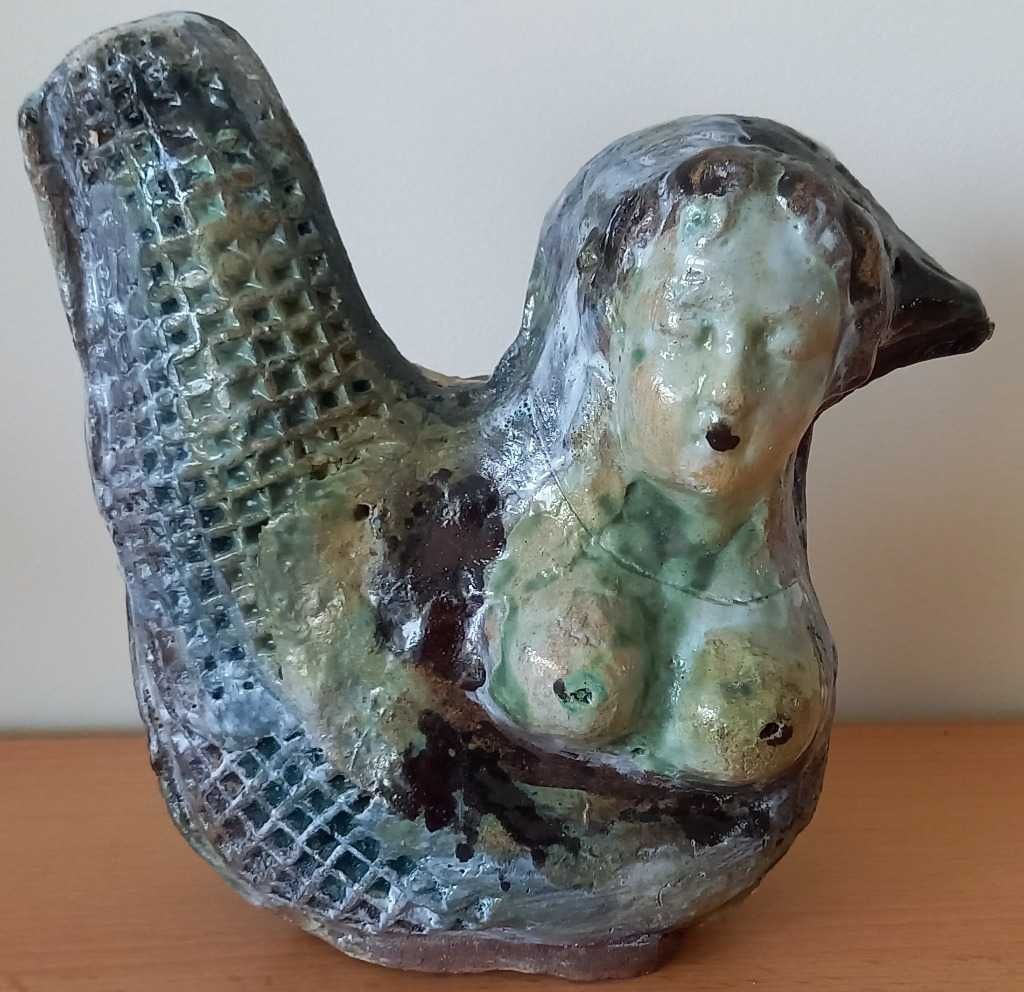 Ceramika artystyczna E. Molskiego "Kobieta - ptak"