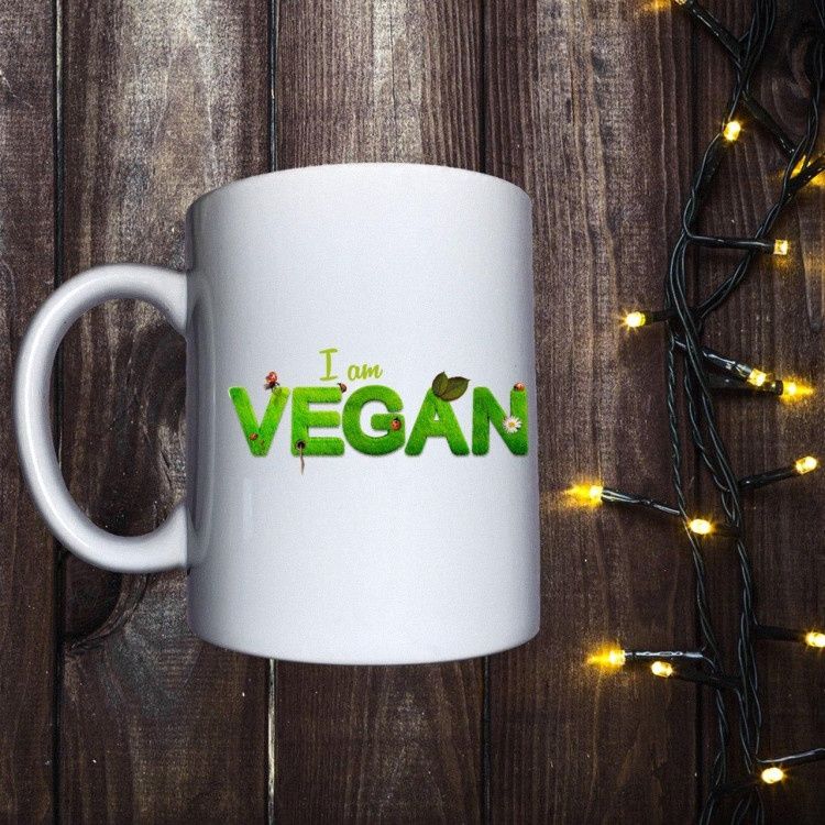 Чашки Go Vegan вегетарианство